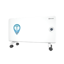 Конвектор электрический Thermex Frame 1500E белый, 1500 Вт, 20 м2, термостат, дисплей
