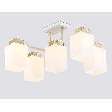 Светильник Ambrella light TR303047/5 WH/GD белый/золото E27/5 max 60W 540*480*270