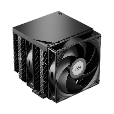 Кулер для процессора PCCooler RT720 TC BK (270W, 4-pin PWM, 157.5mm, Al/Cu, 7x6mm, 2x120mm, 73.32CFM, 34.9dBA, 2200RPM, S: 1851/1700/1200/115X, AM5/AM4, black)
