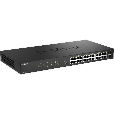 Коммутатор D-Link DGS-1026P/A1A, 24×1 Гбит/с + 2×1 Гбит/с SFP, неуправляемый