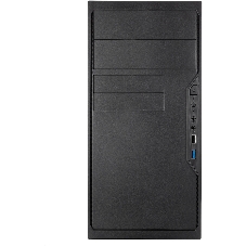 Корпус Foxline FL-733R-450W, Mini-Tower, чёрный, БП 450 Вт