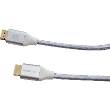 Кабель аудио-видео Cactus CS-HDMI.2.1-1 HDMI (m)/HDMI (m) 1м. позолоченные контакты серебристый