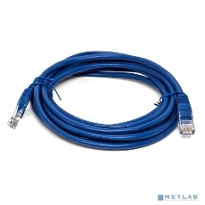 Кабель патч-корд, Filum FL-U6-3M-BL U/UTP 6 cat. 3м, 26AWG(7x0.16 мм), омедненный алюминий (CCA), PVC, синий