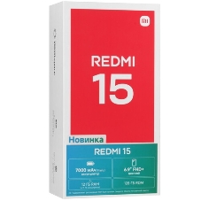 Смартфон Xiaomi Redmi 15 6Gb/128Gb черный