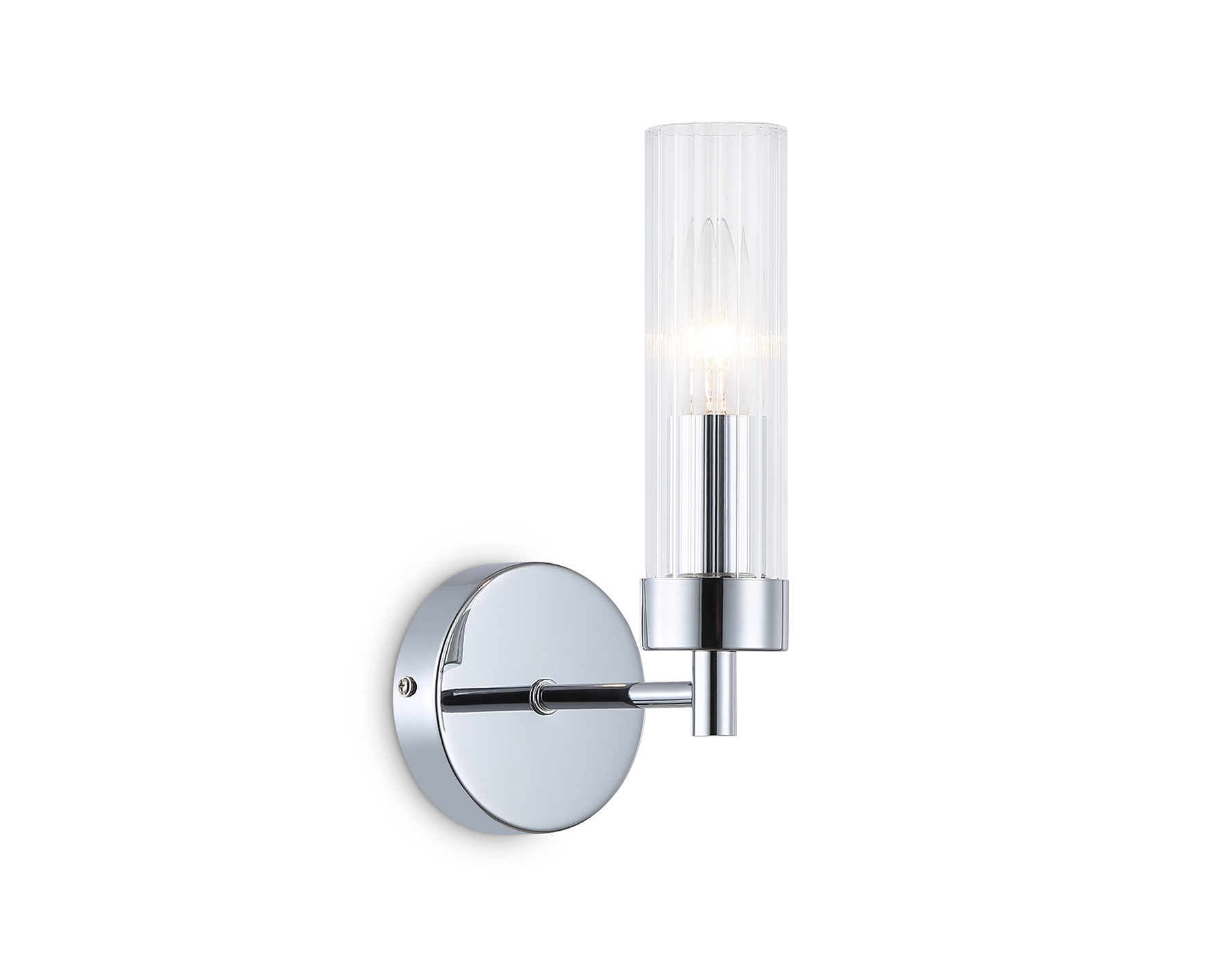 Настенный светильник Ambrella light LH55154 CH/CL хром/прозрачный E14 max 40W 155*100*245