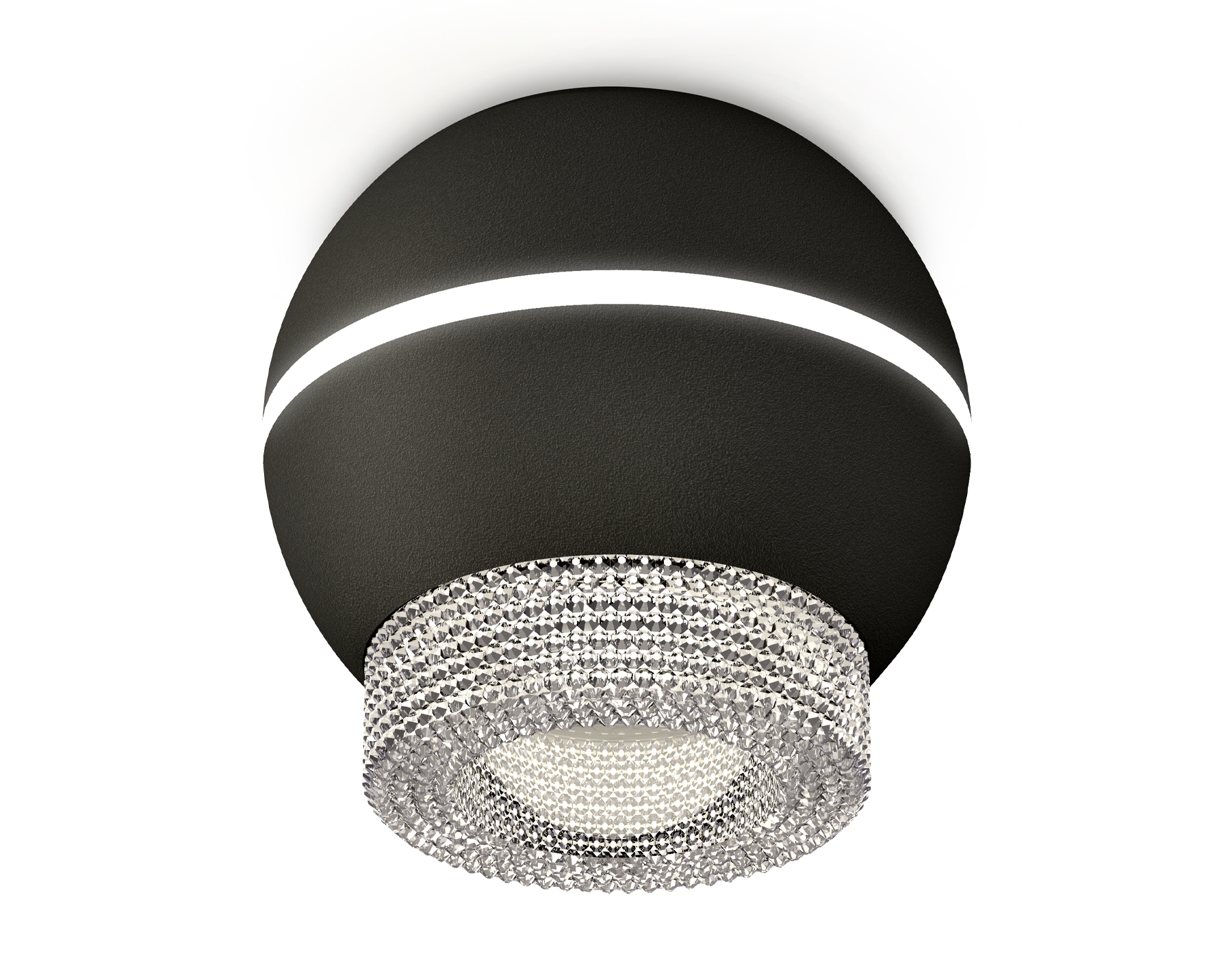 Светильник Ambrella Light XS1102030 SBK/CL черный песок/прозрачный MR16 GU5.3 LED 3W 4200K (C1102, N7191)