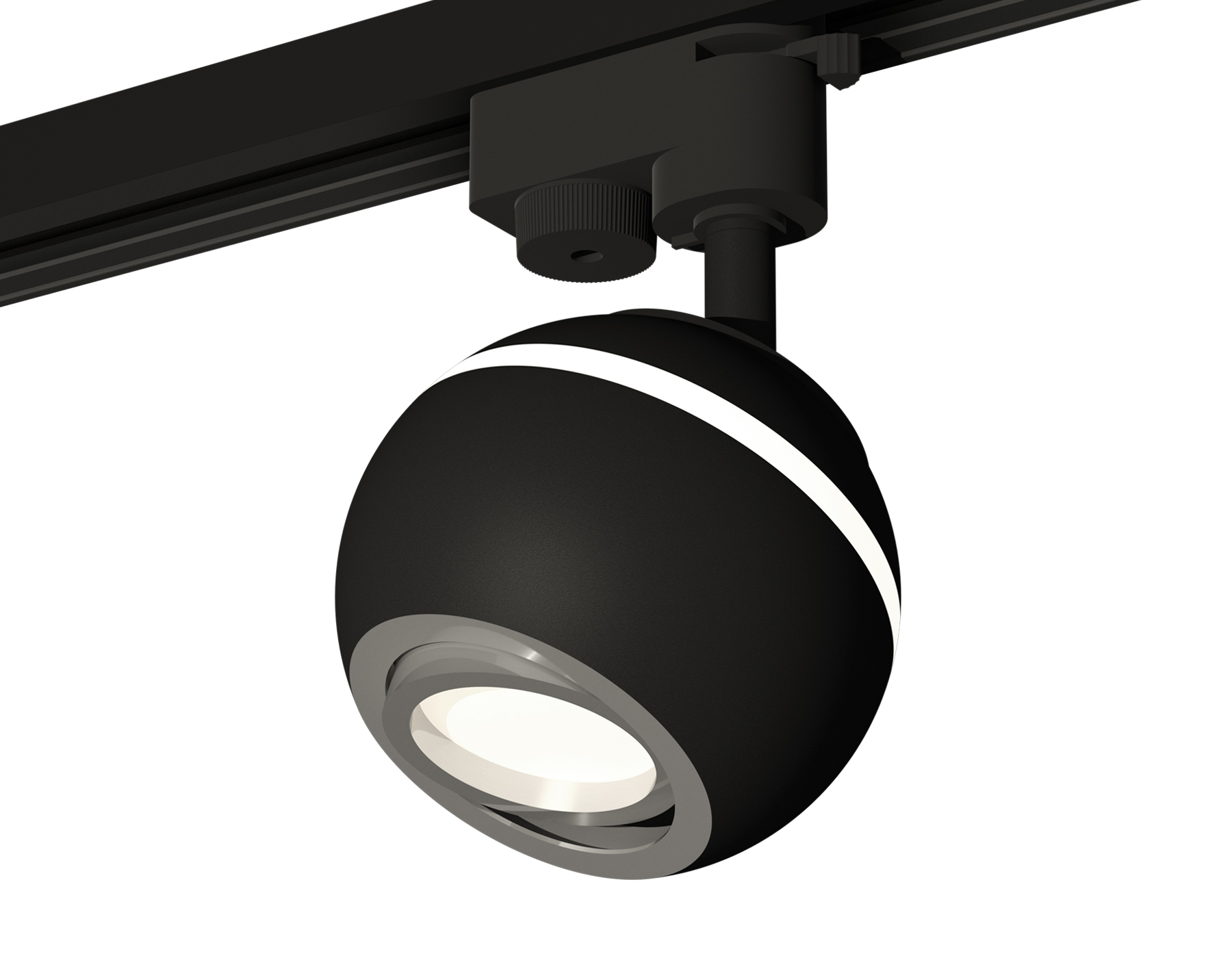 Светильник Ambrella light XT1102022 SBK/PSL черный песок/серебро полированное MR16 GU5.3 LED 3W 4200K (A2521, C1102, N7003)