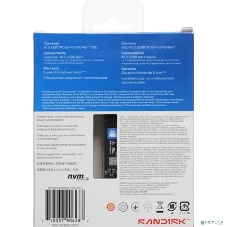 Накопитель SSD 500GB WD Blue SN5100, NVMe, M.2 2280, PCI-E 4x4 R/W - 5600/6600 Mb/s