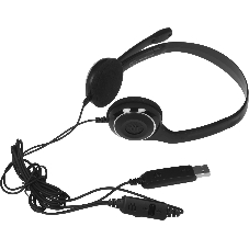 Гарнитура EPOS PC 8 чёрный, проводная, USB, подвижный микрофон, выключение микрофона