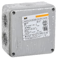 Коробка распаячная ОП 100х100х50 IP55 KM41234 IEK UKO11-100-100-050-K41-55