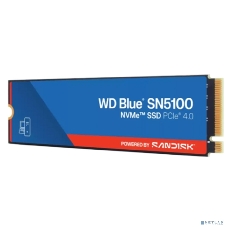 Накопитель SSD 500GB WD Blue SN5100, NVMe, M.2 2280, PCI-E 4x4 R/W - 5600/6600 Mb/s