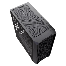Корпус HSPD F750, Mesh Mid Tower, Black, TG, 0.6 SPCC, no fans, ATX, mATX, mITX 160/405/160mm 3x2.5