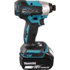 Дрель-шуруповерт Makita DTD157RTJ, 18 В, 5 Ач, 140 Нм, бесщеточный, ударный