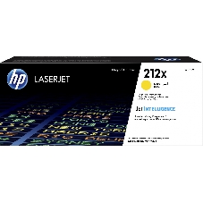 Картридж лазерный Cartridge HP 212X для CLJ Enterprise M554/M555/M578, желтый (10 000 стр.)