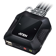 Переключатель ATEN 2-Port USB 4K HDMI Cable KVM Switch