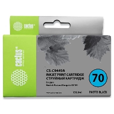 Картридж струйный Cactus CS-C9449A черный для №70 HP Designjet Z3100 (130мл)