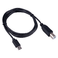 Кабель USB2.0 Гарнизон GCC-USB2-CMBM-1.8M, Type-C/BM, медь, 1.8м, черный, пакет