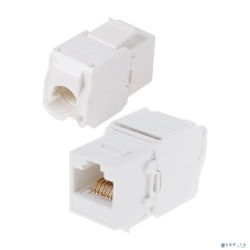 Модуль Rexant Keystone Jack RJ-45(8P8C), UTP неэкранированный, cat.5e, тип 90 градусов, самозажимной, белый