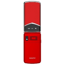 Мобильный телефон Maxvi E11 красный/серебристый