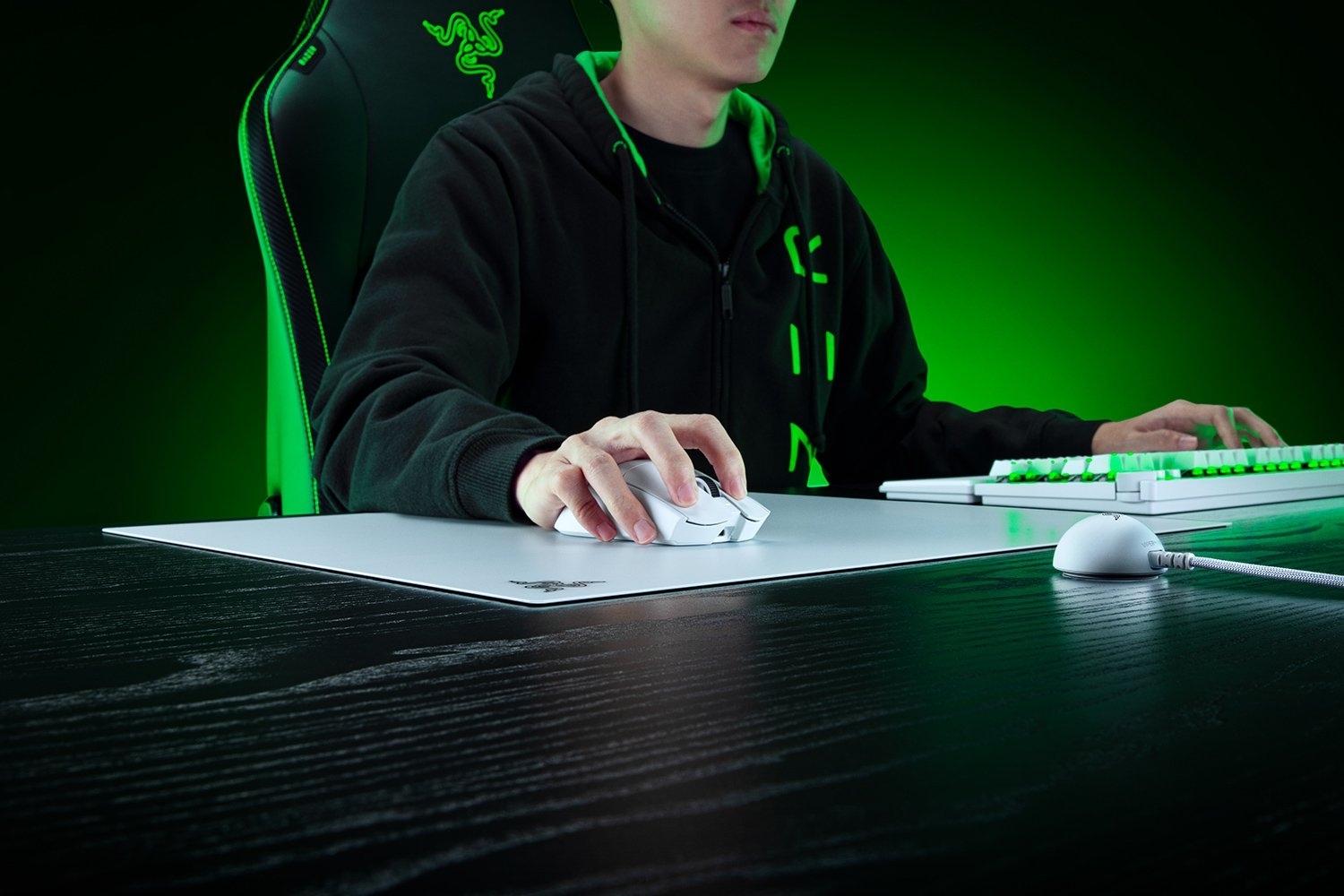 Игровой коврик для мыши Razer Atlas Pro - White Mousepad/ Razer Atlas Pro - White Mousepad