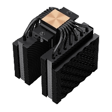 Кулер для процессора PCCooler RT720 TC BK (270W, 4-pin PWM, 157.5mm, Al/Cu, 7x6mm, 2x120mm, 73.32CFM, 34.9dBA, 2200RPM, S: 1851/1700/1200/115X, AM5/AM4, black)