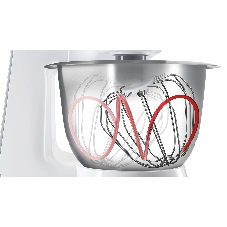 Кухонный комбайн Bosch MUM58720 1000Вт красный/серебристый