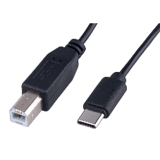 Кабель USB2.0 Гарнизон GCC-USB2-CMBM-1.8M, Type-C/BM, медь, 1.8м, черный, пакет