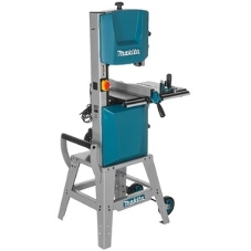 Пила Makita LB1200F ленточная [LB1200F] 900Вт,400\800м\мин,рез-165х305мм,81.2кг,кор,стол на ножках,подсв,угл направляющая+5полотен