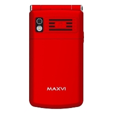 Мобильный телефон Maxvi E11 красный/серебристый