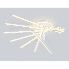 Потолочный светодиодный светильник Ambrella light FL6241 WH белый 135W 3000K-6400K 900*750*230 (ПДУ ИК)