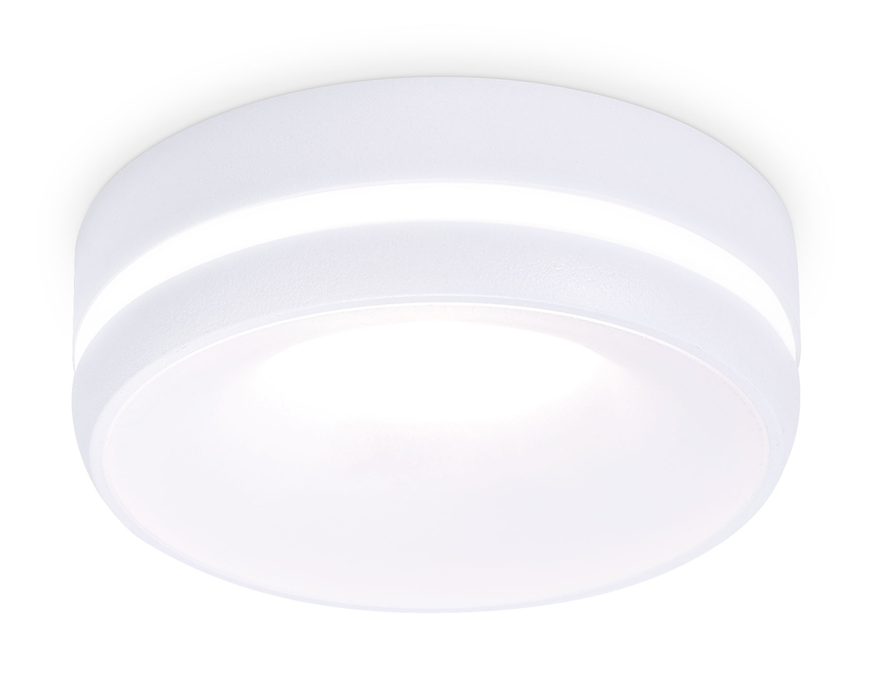 Светильник Ambrella light TN3333 SWH/FR белый песок/белый матовый GU5.3 D96*50
