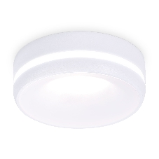 Светильник Ambrella light TN3333 SWH/FR белый песок/белый матовый GU5.3 D96*50