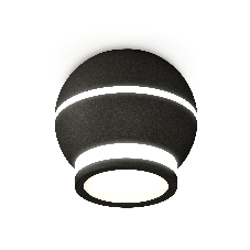 Светильник Ambrella Light XS1102040 SBK/FR черный песок/белый матовый MR16 GU5.3 LED 3W 4200K (C1102, N7121)