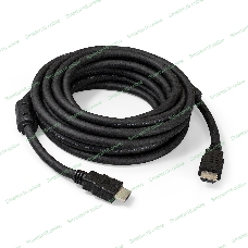 Кабель HDMI Exegate EX287725RUS EX-CC-HDMI2-5.0F (19M/19M, v2.0, 5м, 4K UHD, Ethernet, ферритовые кольца, позолоченные контакты)