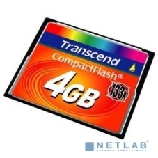 Флеш карта CF 4Gb 133x Type I Transcend (TS4GCF133)
