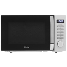 Микроволновая печь Haier HMB-DG208SA серебристый, 20 л, 800 Вт, переключатели - кнопки, поворотный механизм