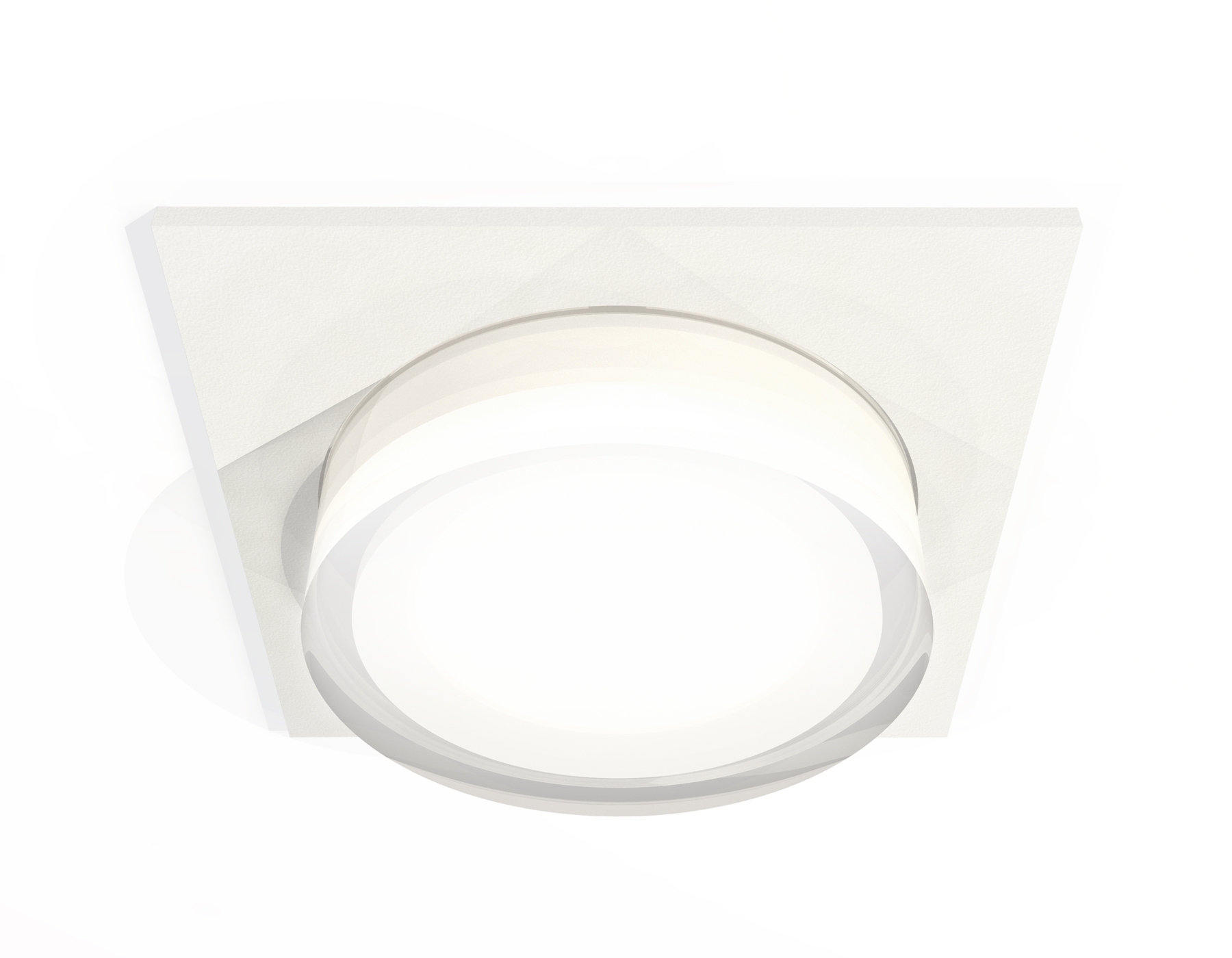 Комплект встраиваемого светильника Ambrella light XC7631043 SWH/FR/CL белый песок/белый матовый/прозрачный MR16 GU5.3 (C7631, N7160)