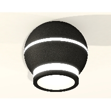 Светильник Ambrella Light XS1102040 SBK/FR черный песок/белый матовый MR16 GU5.3 LED 3W 4200K (C1102, N7121)
