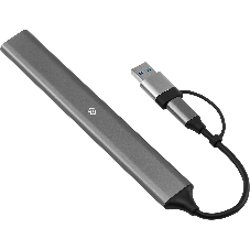 USB-концентратор Digma DHUB-7USB-AC-3.0, USB-C + USB-A, USB 3.0 7 портов, USB