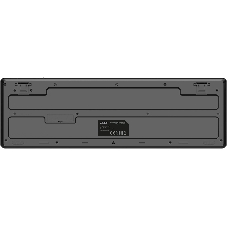 Комплект клавиатура+мышь Acer OCC501 проводной, USB, 1200 DPI, черный