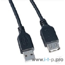Кабель PERFEO Кабель USB2.0 A вилка - А розетка, 1,8 м (U4503)