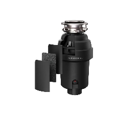 Измельчитель пищевых отходов Kuppersberg WS 750 B, High-Tech, мощность 750 Вт, 3800-4200 об/мин, защита от перегрева, авто выключение, DC мотор, шумоизоляция, уровень шума 70 дБ, черный