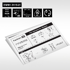 Крепление настенное ExeGate EWM1-3415-01 (кронштейн для одного монитора 13