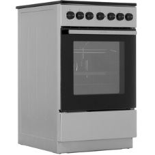 Плита электрическая Gorenje GEC5B41SG серый, конфорок 4 шт, духовка 62 л, 50 см x 85 см x 59.4 см