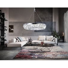 Светильник Ambrella light TR5022 CH/CL хром/прозрачный 3000K/4200K/6400K 47W D500*540 (Без ПДУ)