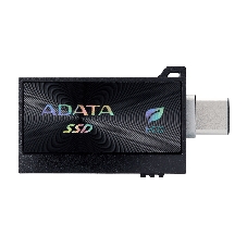 Внешний SSD ADATA SC730, 512 Gb, USB 3.2 Gen 2 Type-A/Type-C, R/W 600/600, черный