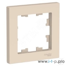Рамка 1-м AtlasDesign беж. SchE ATN000201