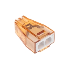 Экспресс-клемма Rexant СМК 773-602 с пастой, 2-проводная 0,75-4 мм² (50 шт/уп)