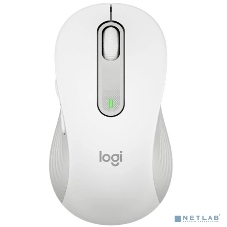 Мышь беспроводная Logitech Signature M650 L белый, 4000 dpi, радиоканал, Bluetooth, USB, кнопки - 5
