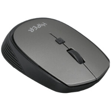 Мышь беспроводная HIPER HOMW-081 серый, 1600 dpi, радиоканал, USB, кнопки - 4